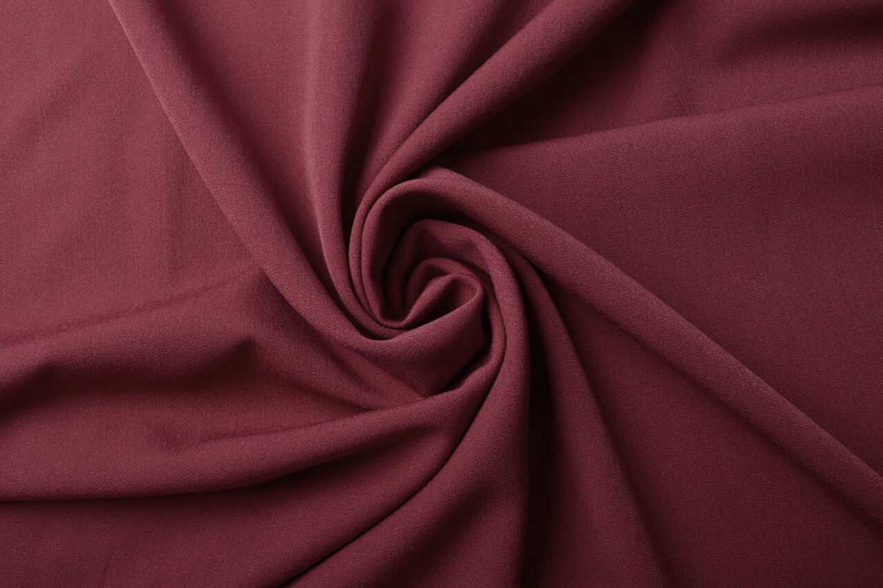 Stretch Gabardine Rouge Foncé Stretch Gabardine Rouge Foncé