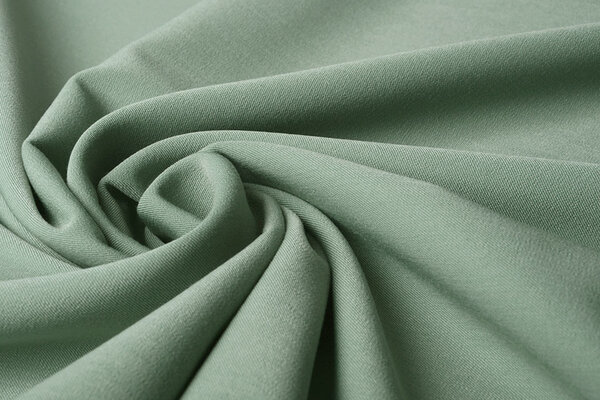 Stretch Gabardine Stoff Hell Alt Grün