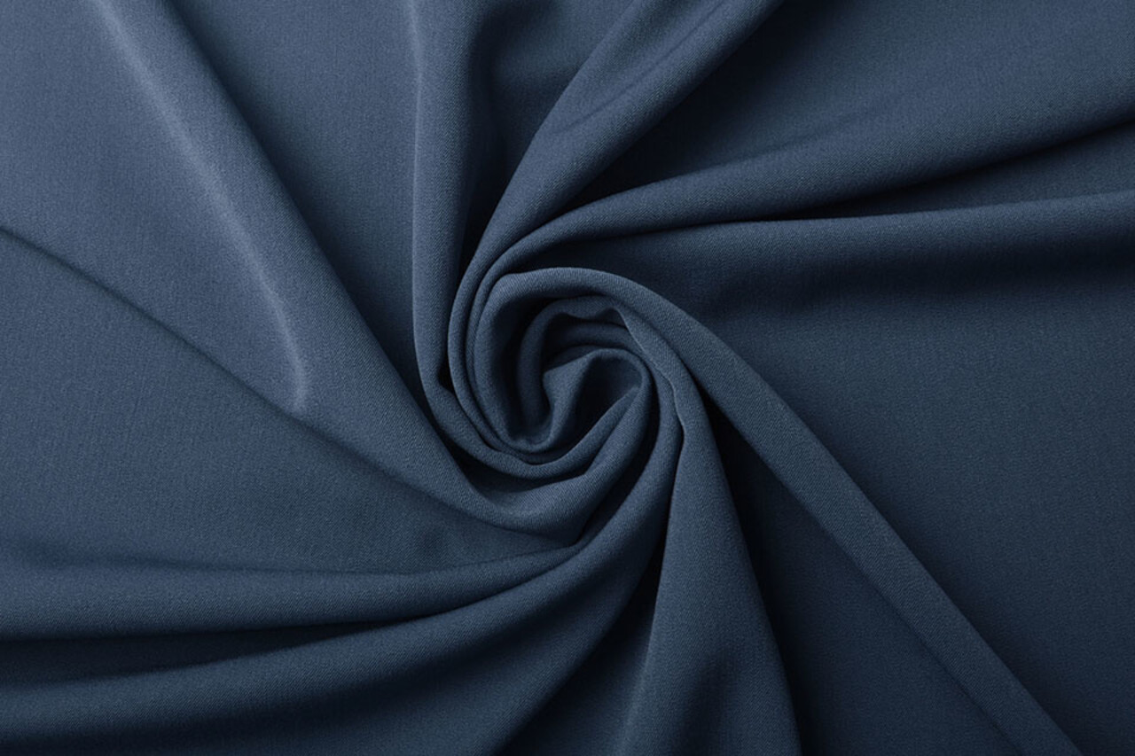 Elástico Gabardina Denim Azul