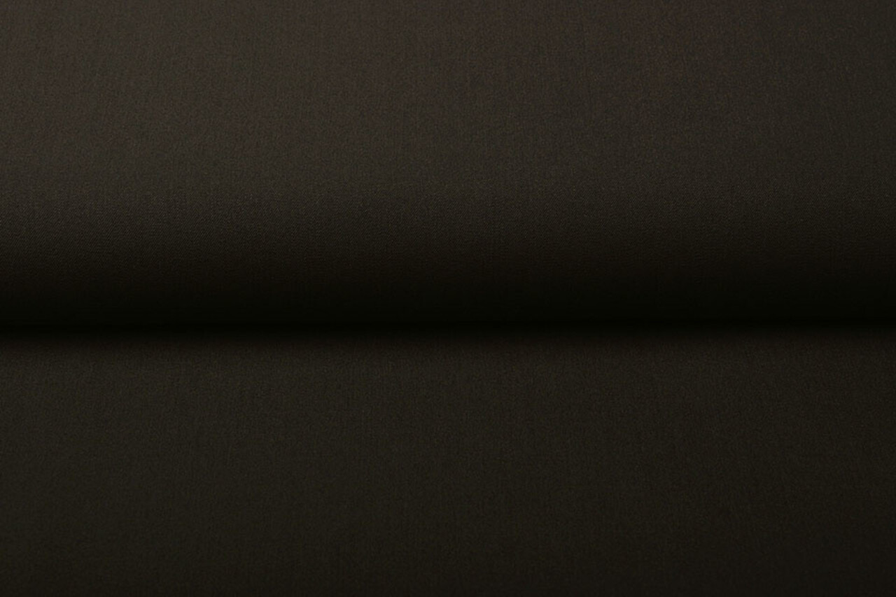 Stretch Gabardine Donker Bruin Stretch Gabardine Donker Bruin