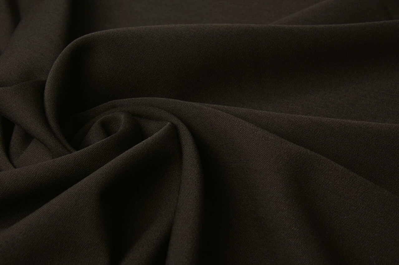 Stretch Gabardine Dark Brown Stretch Gabardine Dark Brown