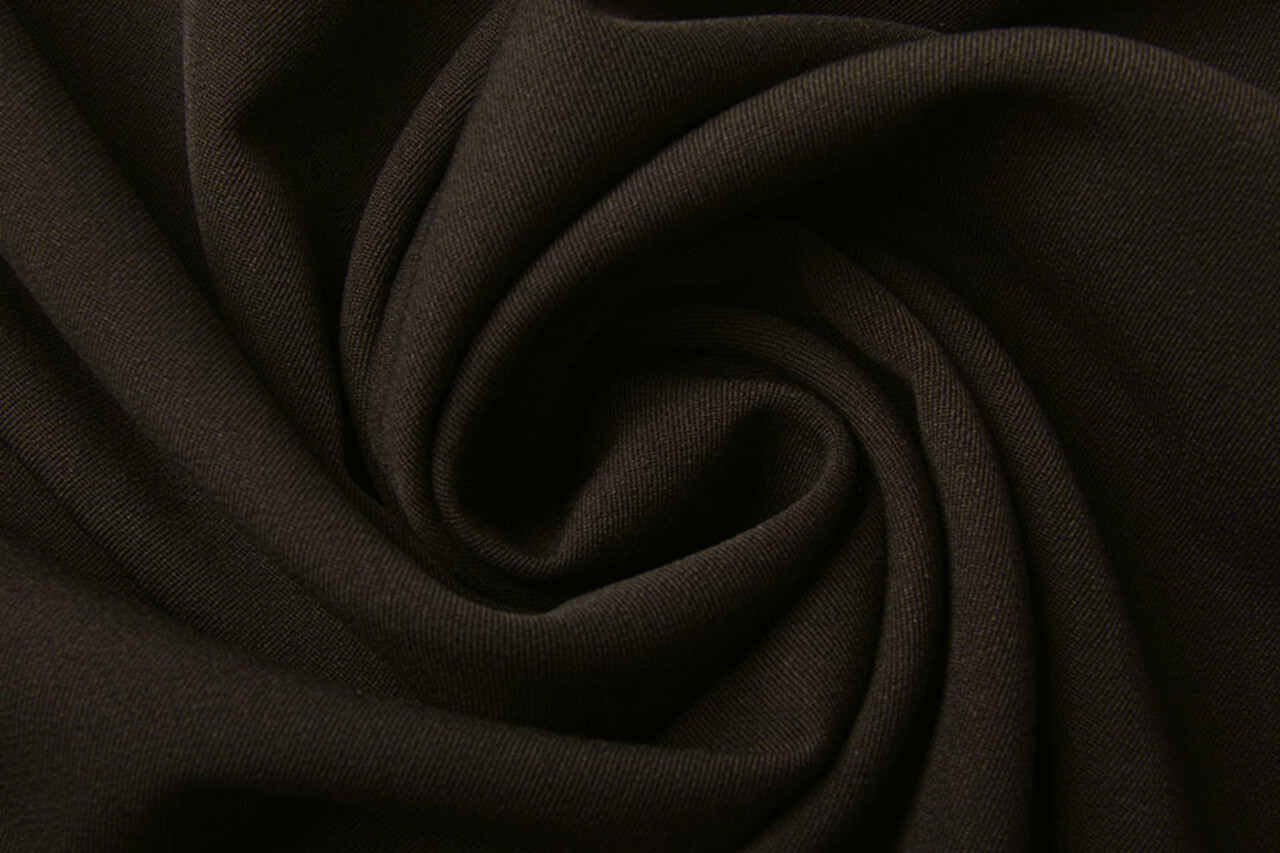 Stretch Gabardine Dark Brown Stretch Gabardine Dark Brown