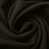 Stretch Gabardine Stoff Dunkel Braun