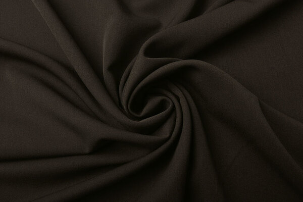 Stretch Gabardine Stoff Dunkel Braun Stretch Gabardine Stoff Dunkel Braun
