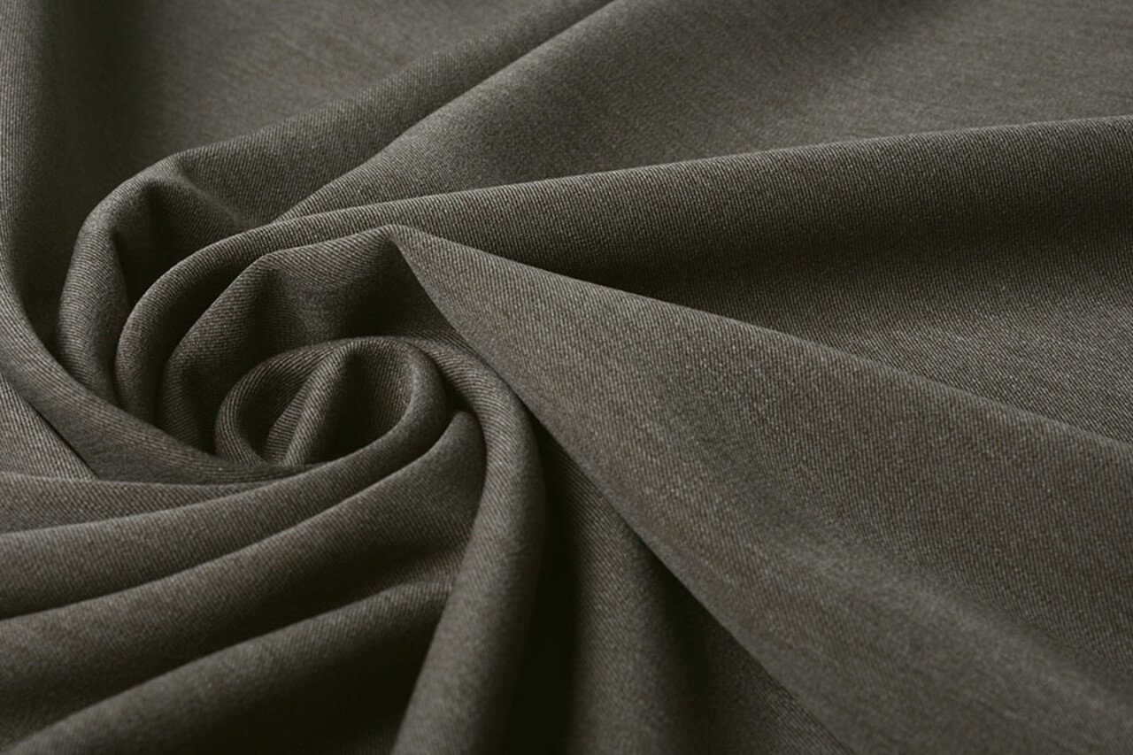 Stretch-Gabardine Taupe Meliert Stretch-Gabardine Taupe Meliert
