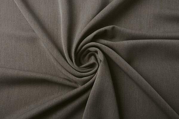 Stretch Gabardine Taupe Melange