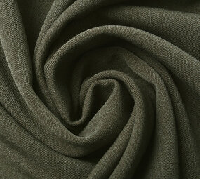 Stretch Gabardine Stoff Armee Meliert