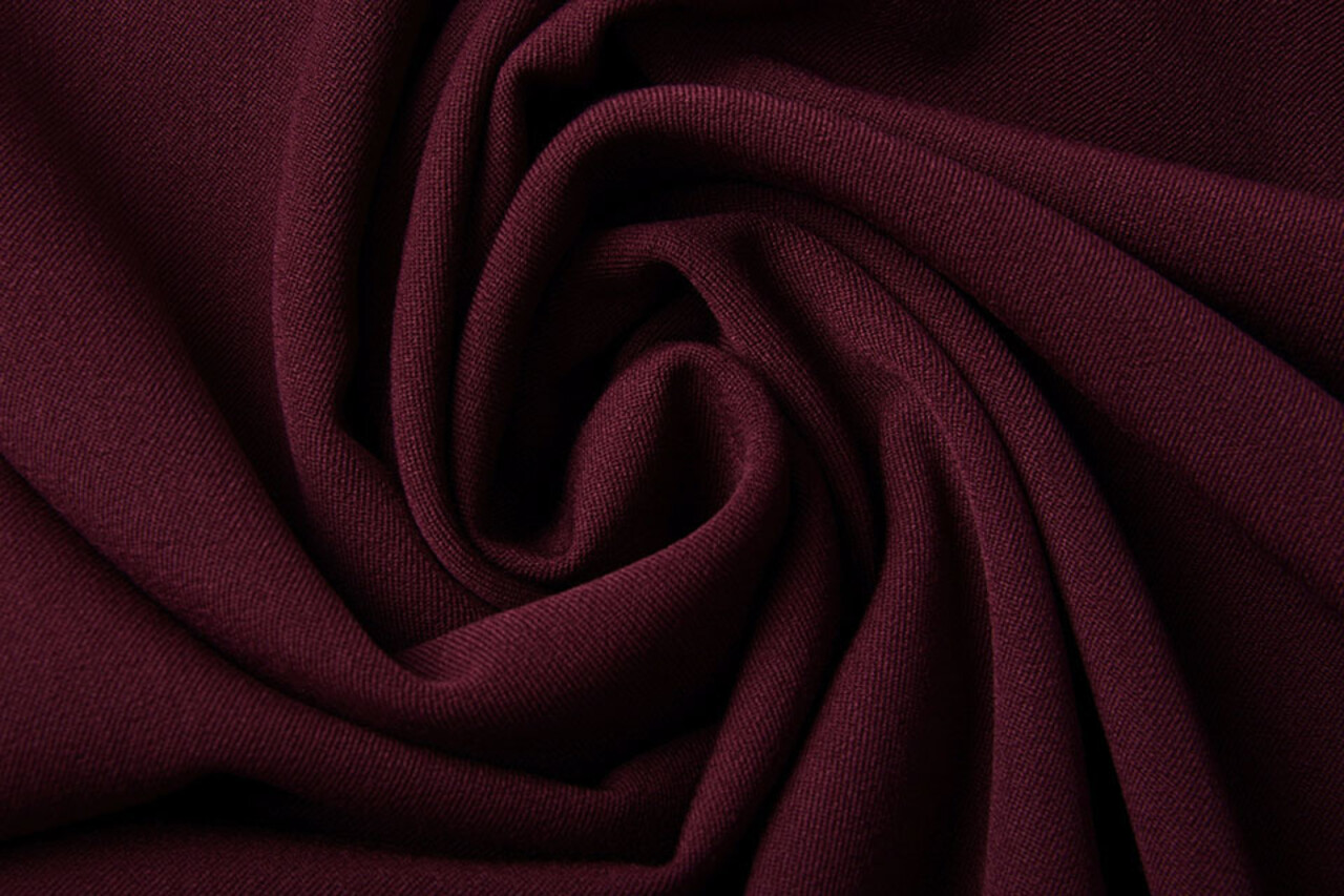 Stretch Gabardine Stoff Bordeaux Stretch Gabardine Stoff Bordeaux
