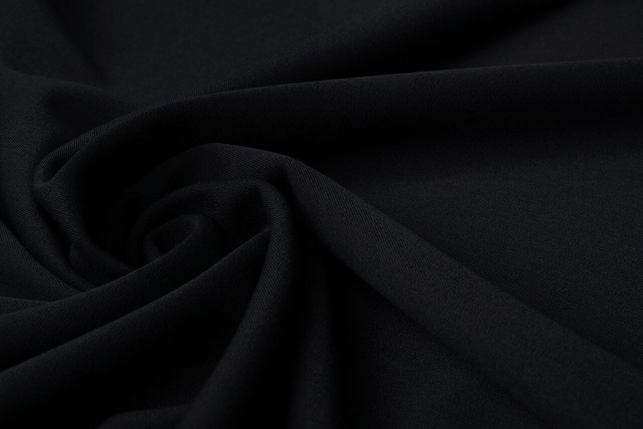 Stretch Gabardine Zwart