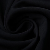 Stretch Gabardine Stoff Schwarz