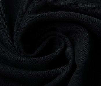 Stretch Gabardine Stoff Schwarz