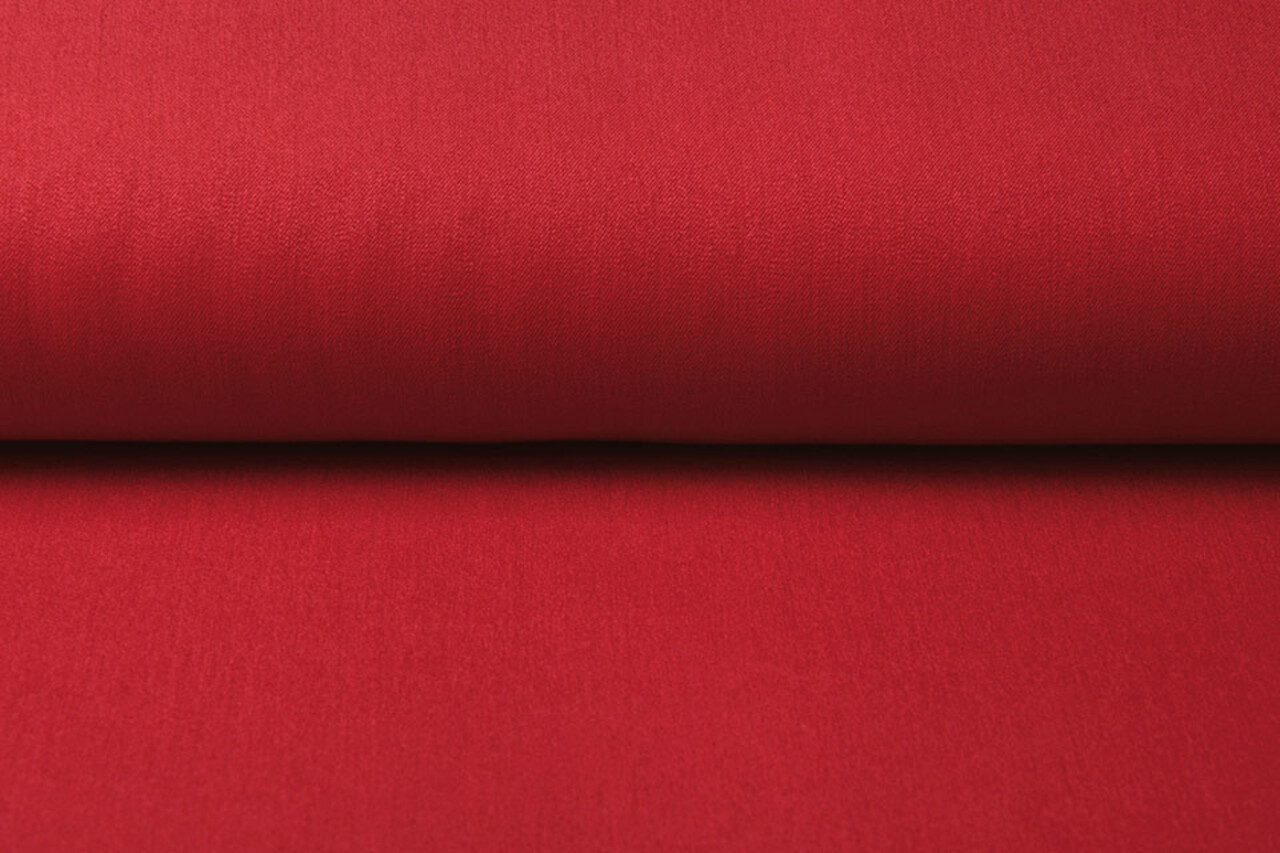 Stretch Gabardine Rouge Stretch Gabardine Rouge