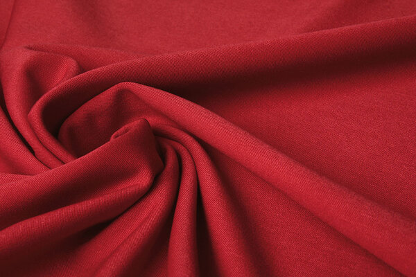 Stretch Gabardine Rouge Stretch Gabardine Rouge