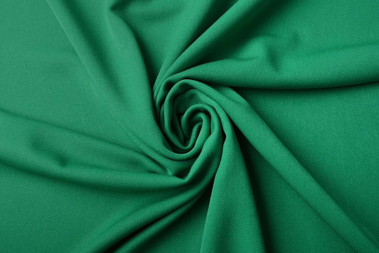 Stretch Gabardine Stoff GrasGrün Stretch Gabardine Stoff GrasGrün
