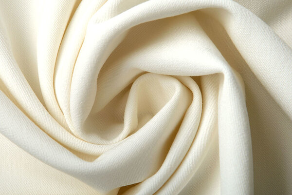 Stretch Gabardine Stoff Creme Stretch Gabardine Stoff Creme