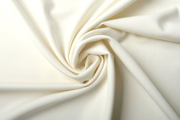 Stretch Gabardine Stoff Creme Stretch Gabardine Stoff Creme