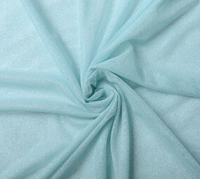 Stretch Bruids Tule Glitter Baby Blauw Stretch Bruids Tule Glitter Baby Blauw