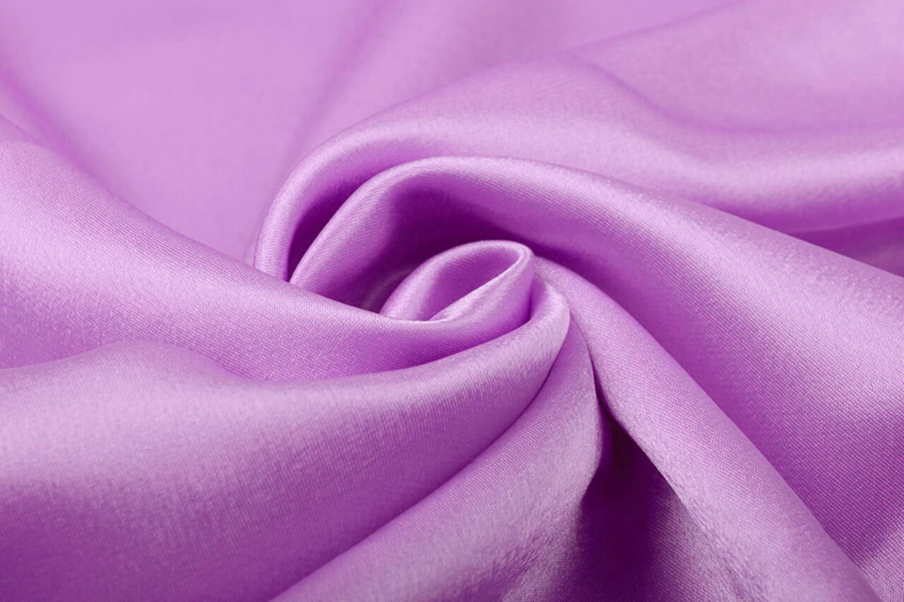 Satin Crêpe Lavande Satin Crêpe Lavande