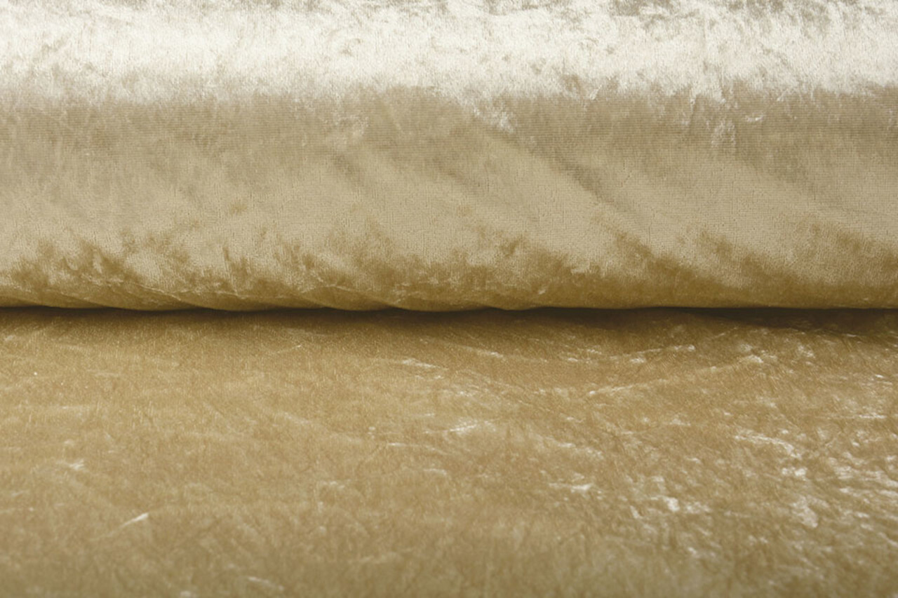 Velours de Panne Licht Goud