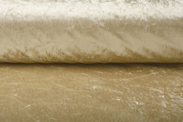 Velours de Panne Licht Goud