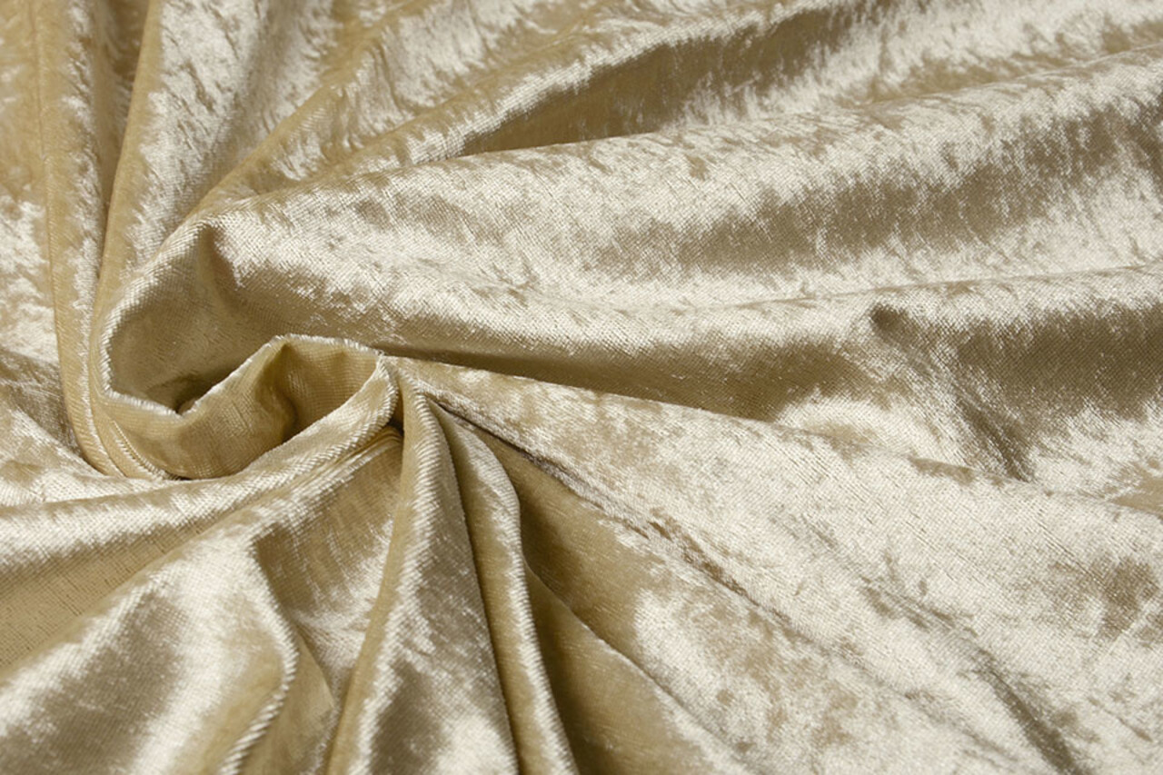 Velours de Panne Licht Goud