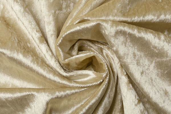 Velours de Panne Licht Goud
