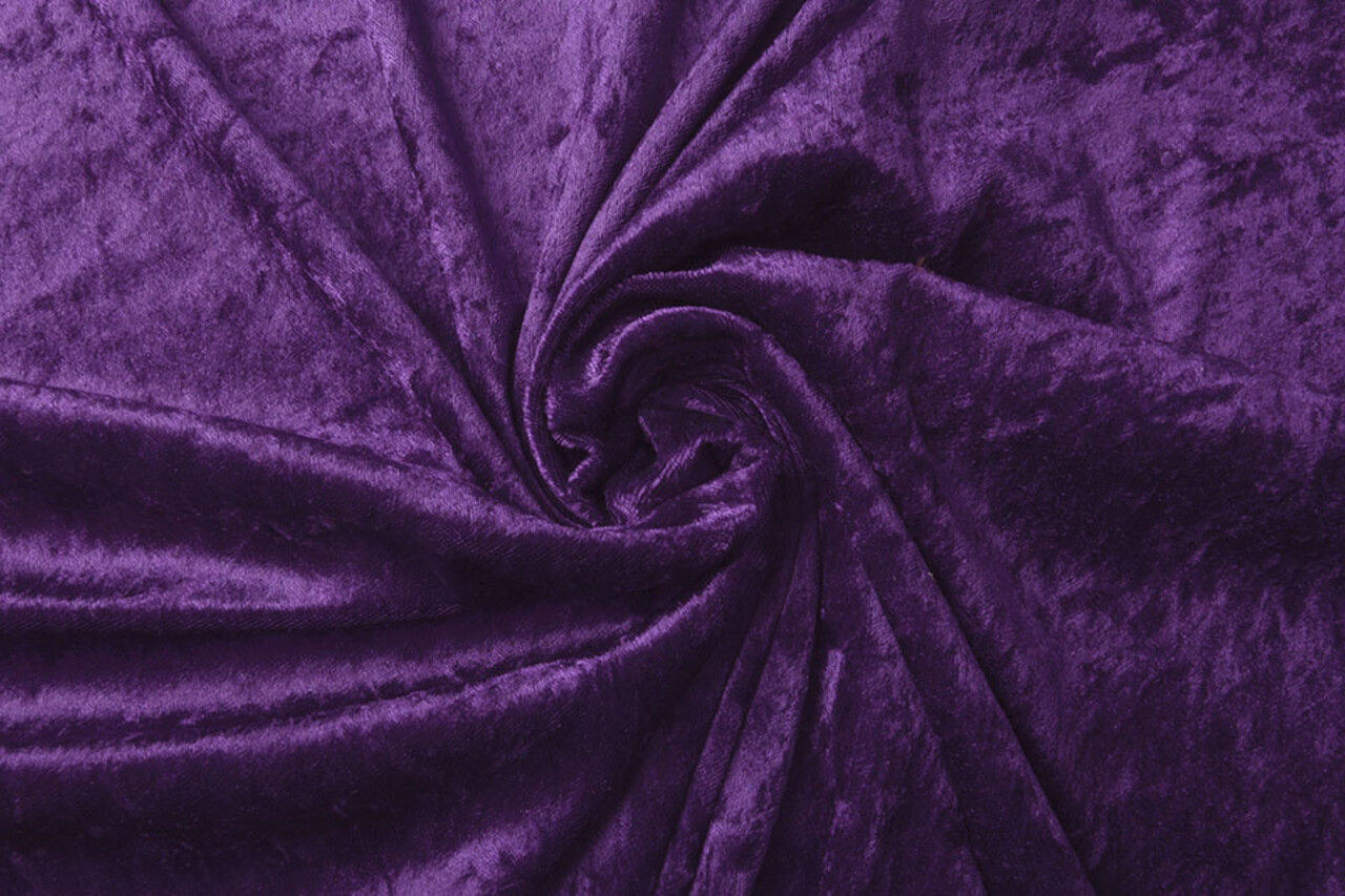 Velours de Panne Donker Paars Velours de Panne Donker Paars