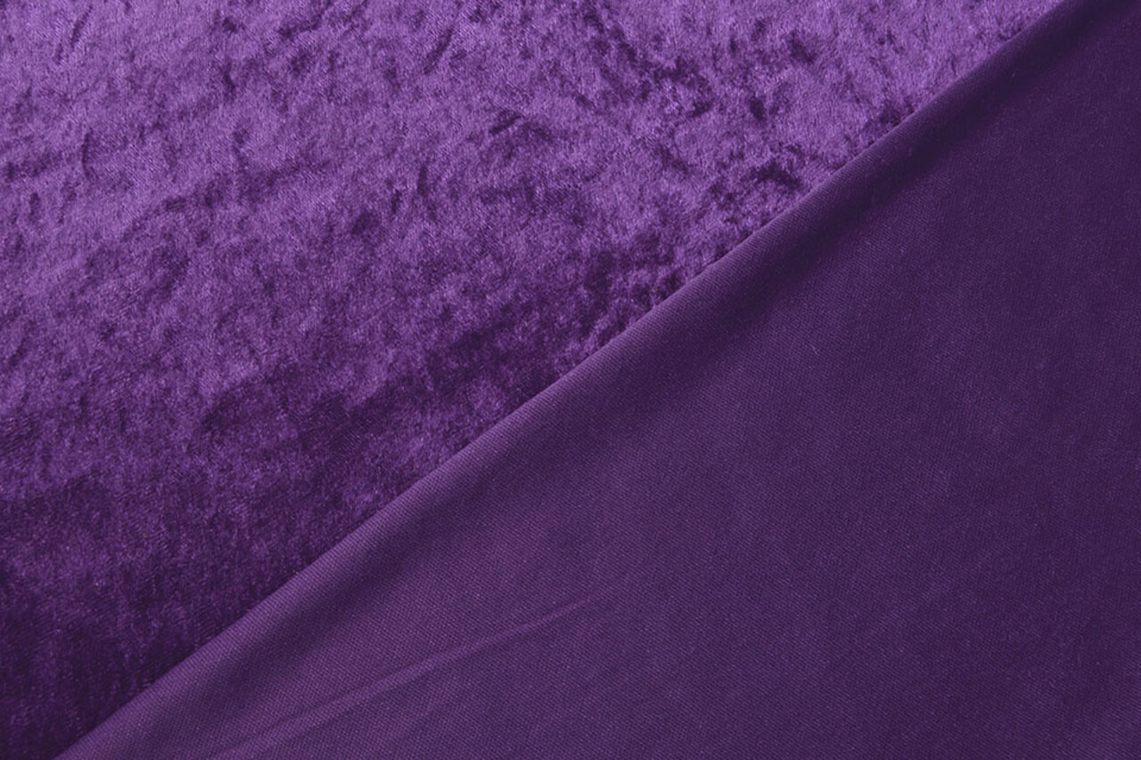 Velours de Panne Donker Paars Velours de Panne Donker Paars