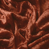 Velours de Panne Brique Rouille