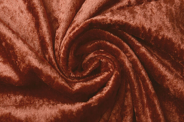 Velours de Panne Rust Brique Velours de Panne Rust Brique