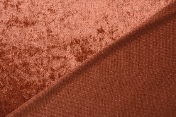 Velours de Panne Rust Brique Velours de Panne Rust Brique