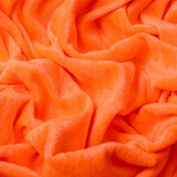 Pannesamt Stoff Fluor Orange
