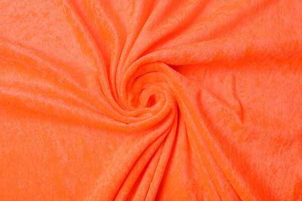 Velours de Panne Fluor Orange Velours de Panne Fluor Orange