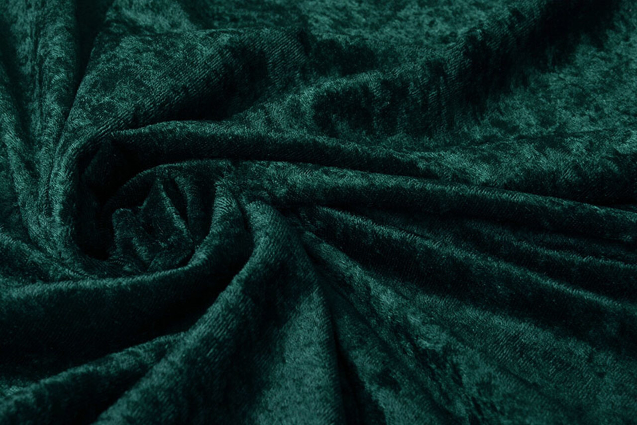 Velours de Panne Donker Groen Velours de Panne Donker Groen