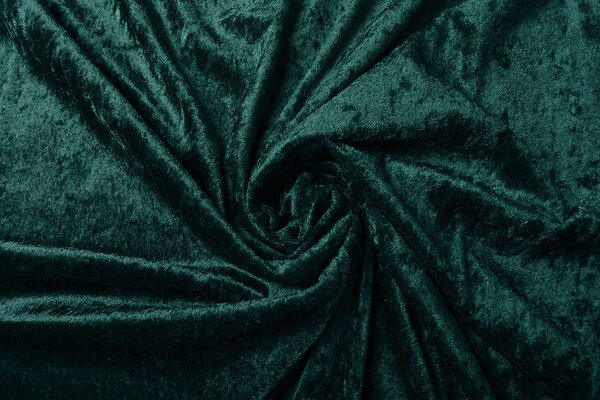 Velours de Panne Vert Foncé Velours de Panne Vert Foncé