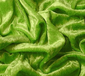 Pannesamt Stoff AppelGrün