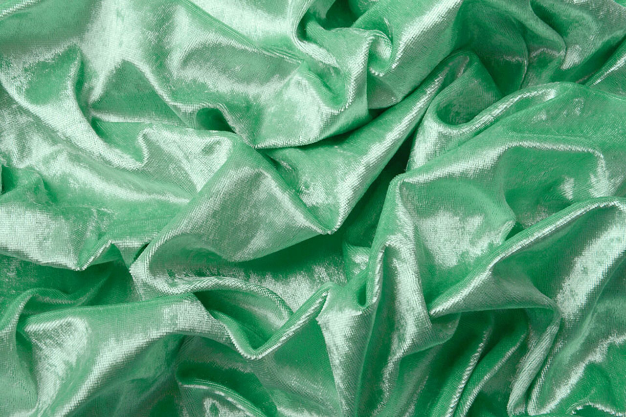 Velluto Il Panne Verde Menta