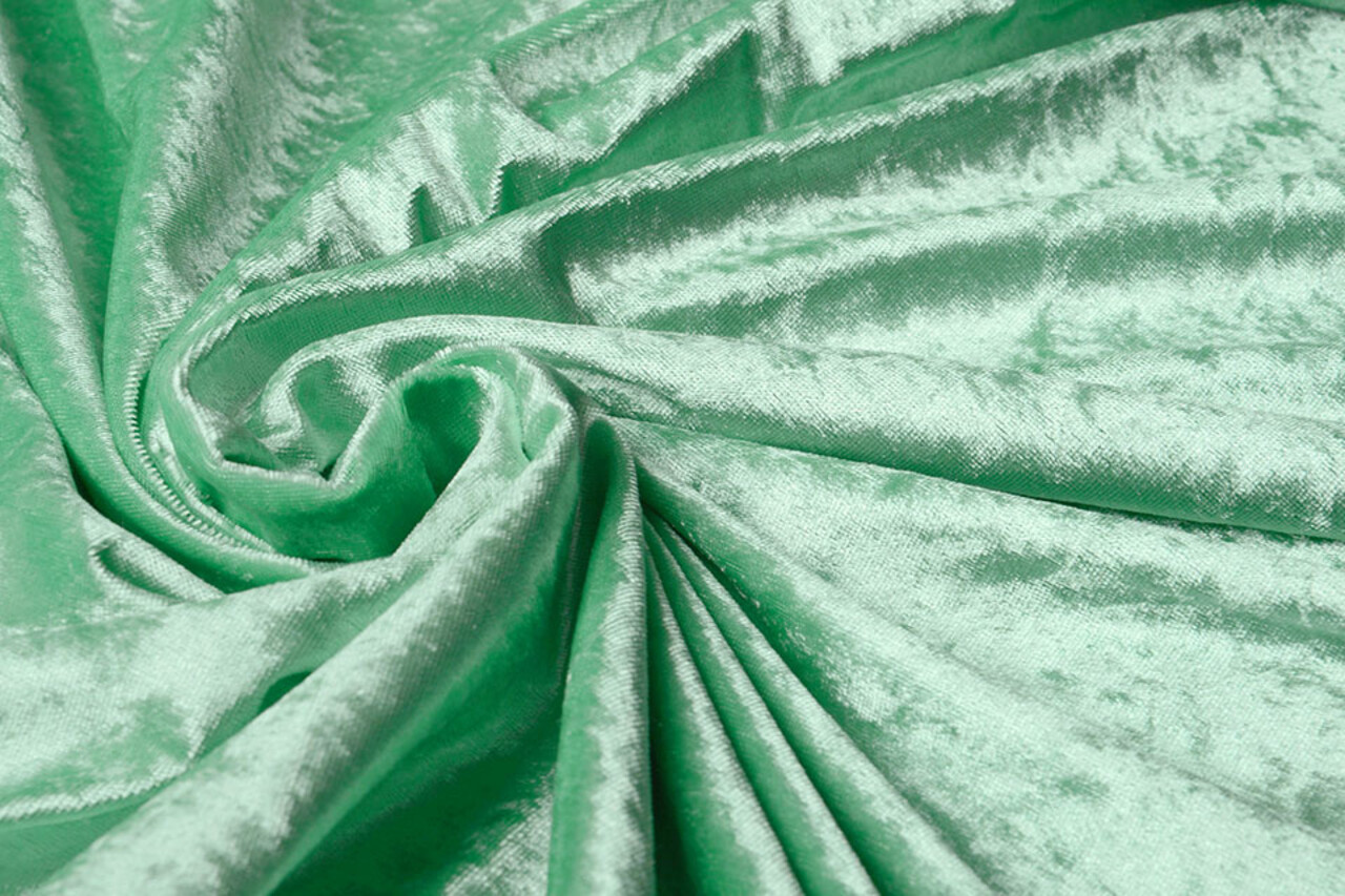 Terciopelo de Panne Menta Verde Terciopelo de Panne Menta Verde