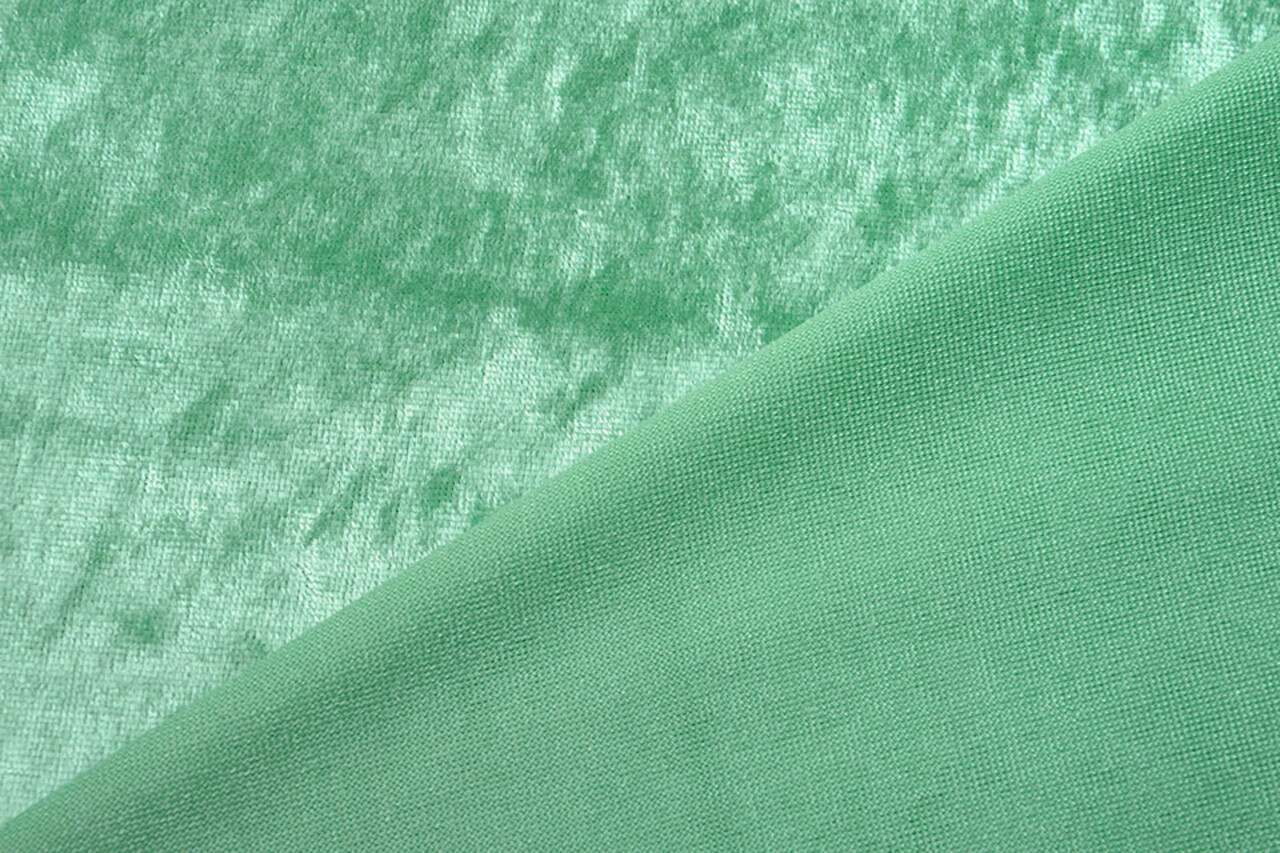 Velours de Panne Mint Groen Velours de Panne Mint Groen