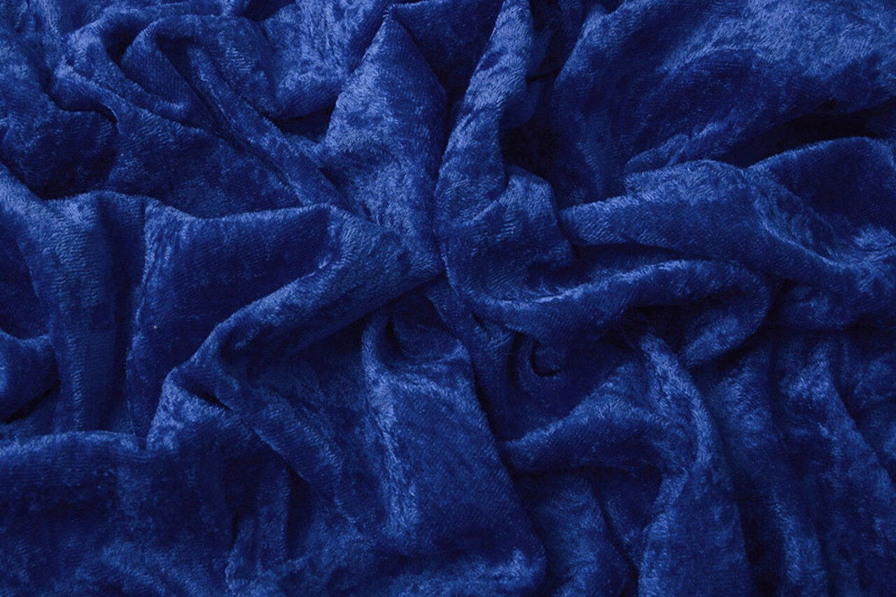 Velours de Panne Cobalt Blue
