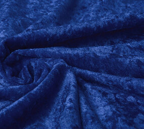 Velours de Panne Bleu Cobalt Velours de Panne Bleu Cobalt