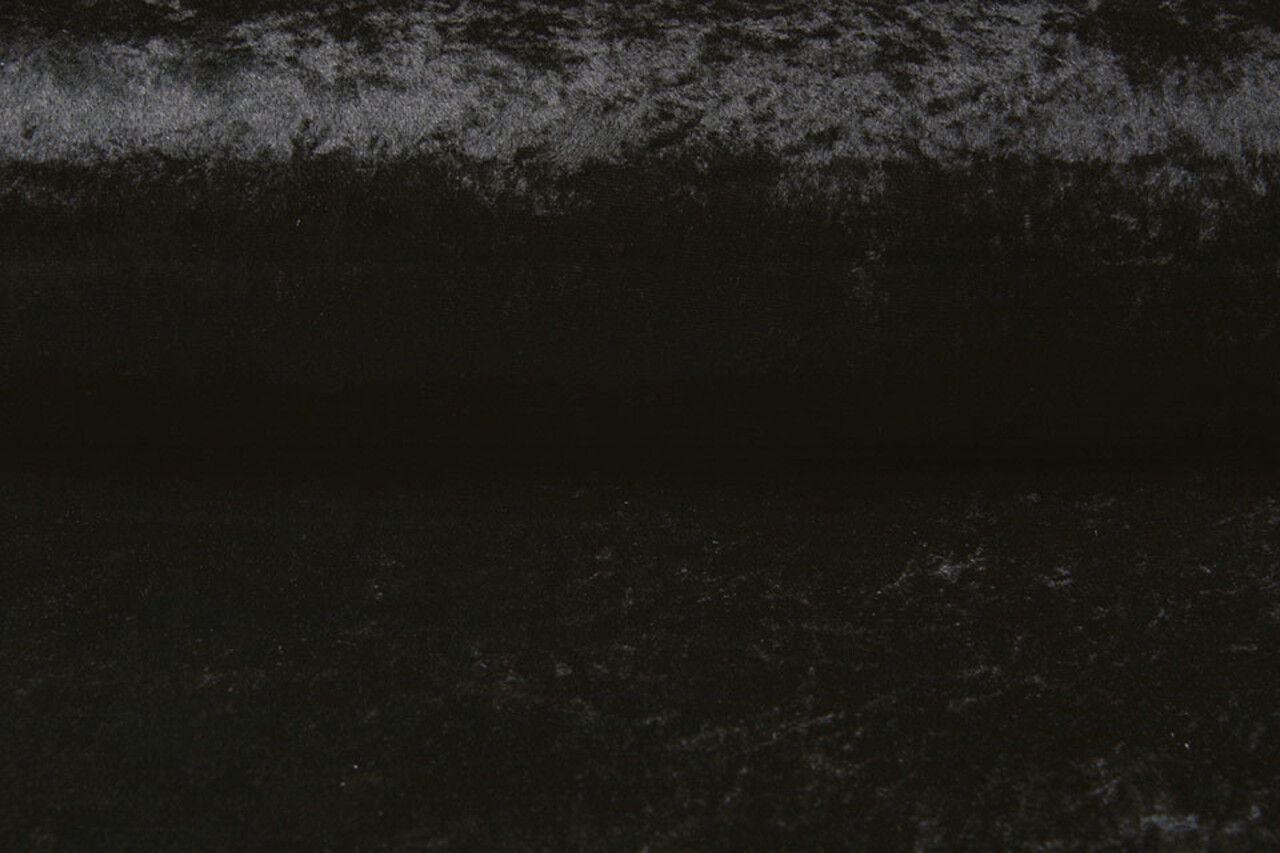Terciopelo de Panne Negro Terciopelo de Panne Negro