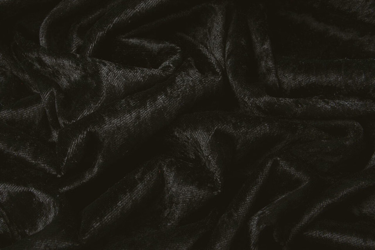 Velours de Panne Black Velours de Panne Black