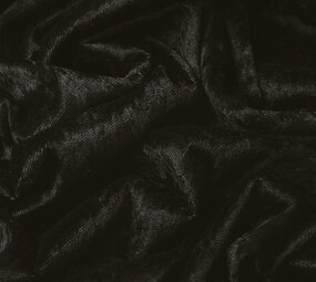 Velours de Panne Zwart Velours de Panne Zwart