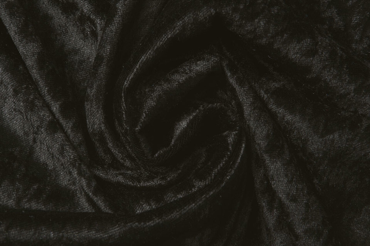 Velours de Panne Noir