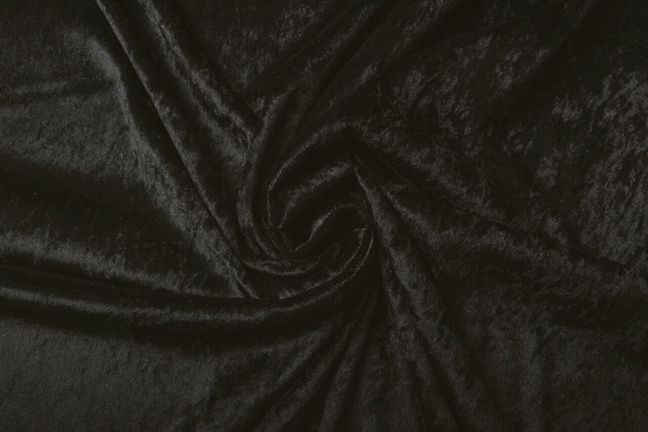 Velours de Panne Black Velours de Panne Black