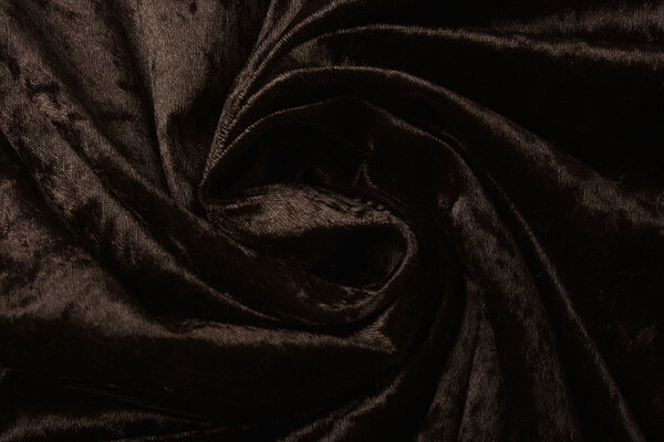 Terciopelo de Panne Marrón Oscuro