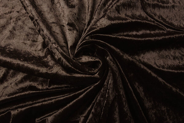 Velours de Panne Donker Bruin Velours de Panne Donker Bruin
