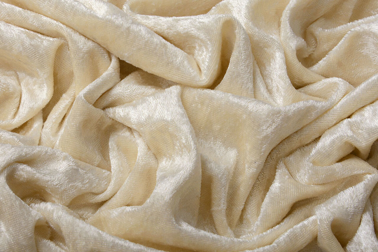 Pannesamt Stoff Beige