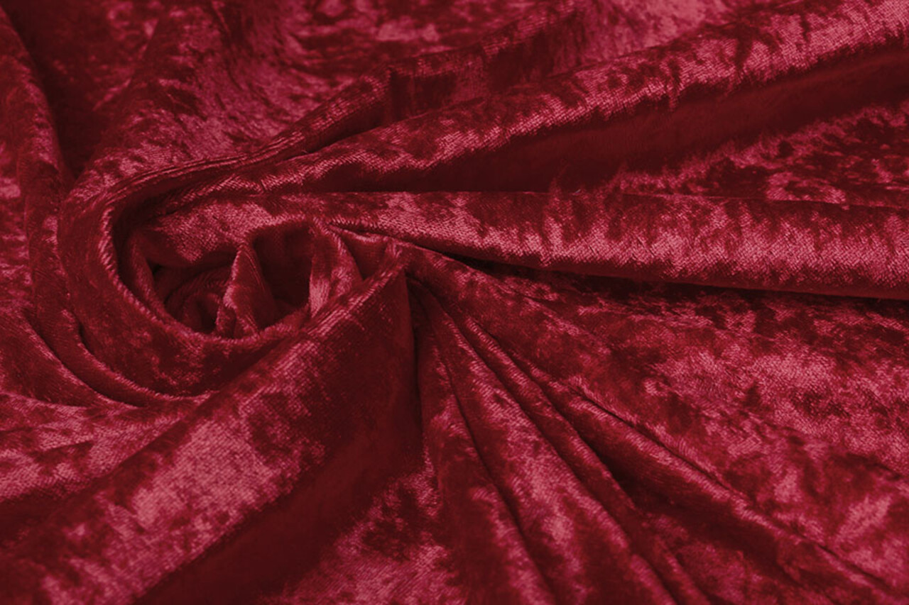 Velours de Panne Wijnrood
